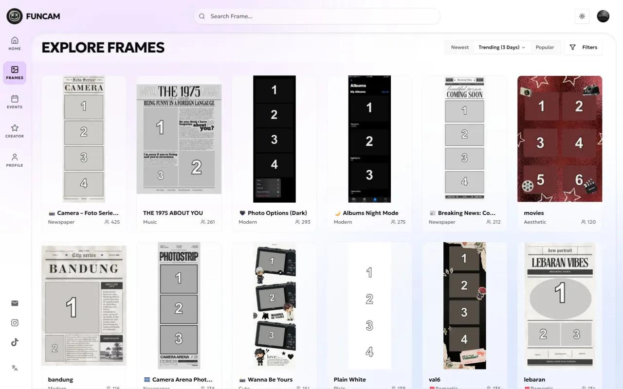 Explore Frames